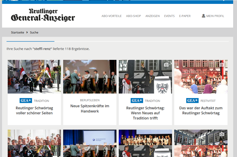 Redakteurin, Texte – Steffi Renz