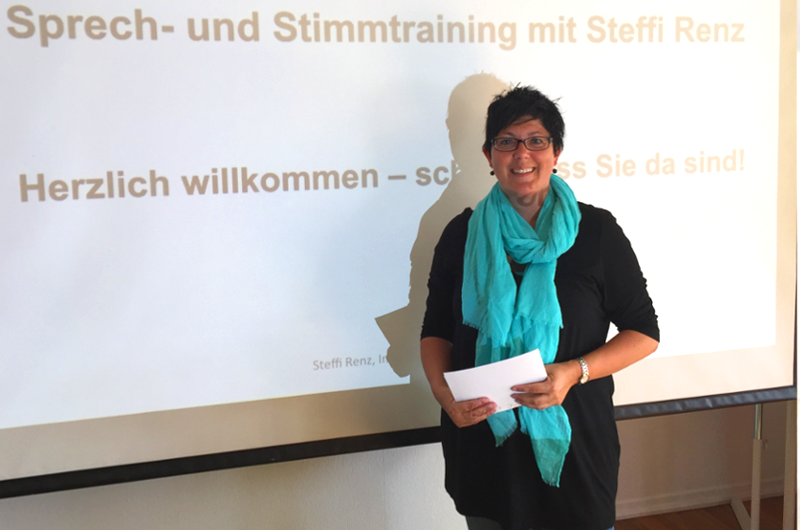 Steffi Renz - Seminare, Coachings - Stimme, Sprache